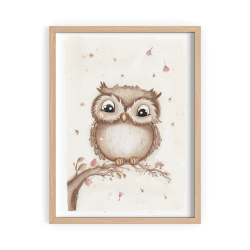 Plakat dla dziecka - Sowa